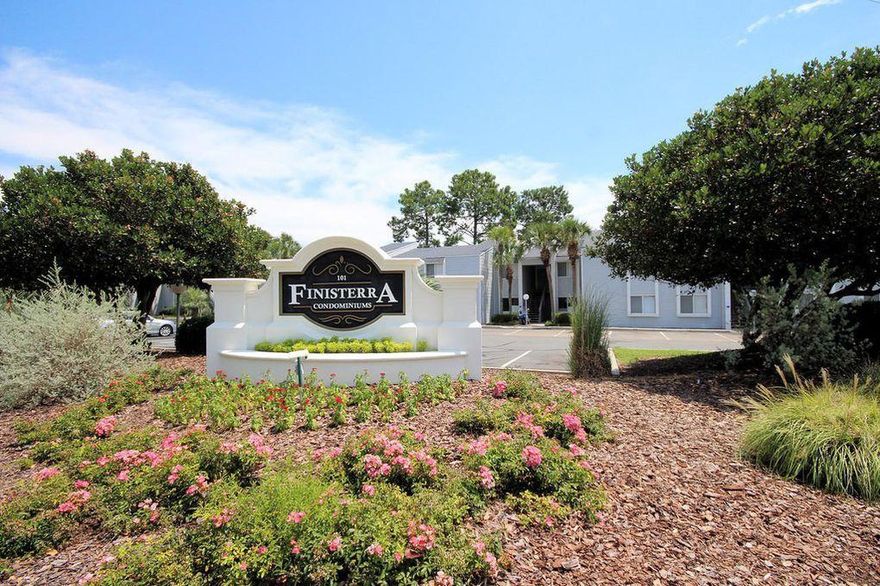 Welcome to the newly gated, waterfront community of Finisterra,. Located at the end of Old Ferry Road across the street from Shalimar Yacht Basin and Marina. This second story, 2 Bedroom 2 Bathroom is one of the largest units in the complex. Updates include newer flooring throughout and an expanded kitchen. Enjoy beautiful breezy summer nights on your balcony. Community amenities include pool, clubhouse, on site laundry, tennis court and more.Schedule your showing and come see why Finisterra is the most sought after complex in Shalimar. Buyer is to verify all information deemed important.
