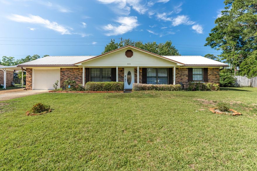 Charming Renovated Home in Palm Estates - Sunroom & Enclosed Porch Included!Welcome to this beautifully updated home located in the heart of Niceville, just minutes from Eglin AFB, top-rated schools, shopping, and more. Nestled in the desirable Palm Estates community, this home boasts both a bright sunroom with premium Levolor cellular shades and an additional enclosed porch--perfect for year-round enjoyment.Step inside to discover stylish vinyl flooring throughout and a fresh, open layout offering versatile living spaces. The front entry opens to a spacious dining or den area, seamlessly connecting to the kitchen and main living areas. The upgraded master bath features a modern vanity. With abundant storage, thoughtful upgrades, and a prime location, this is a gem!