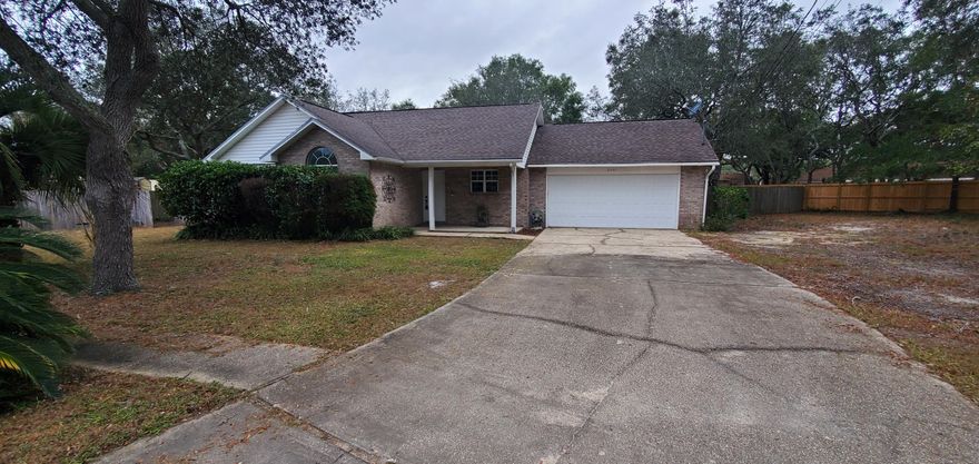 Back on market at no fault of seller. Come see this perfect starter home, ready and waiting for its new family. This home is located in the very desired Country Breeze Estates. Home is located on the end of a cul-de-sac on a large lot, with a very large yard. Brand new porcelain wood looking tile through the common area of the home. Washer and Dryer located in the main hall laundry closet. Master bathroom and guest bathroom ready for your personal touch. Large master walk-in closet, and spacious master bedroom. Dedicated dining room area. Spacious kitchen with newer stainless steel appliances.