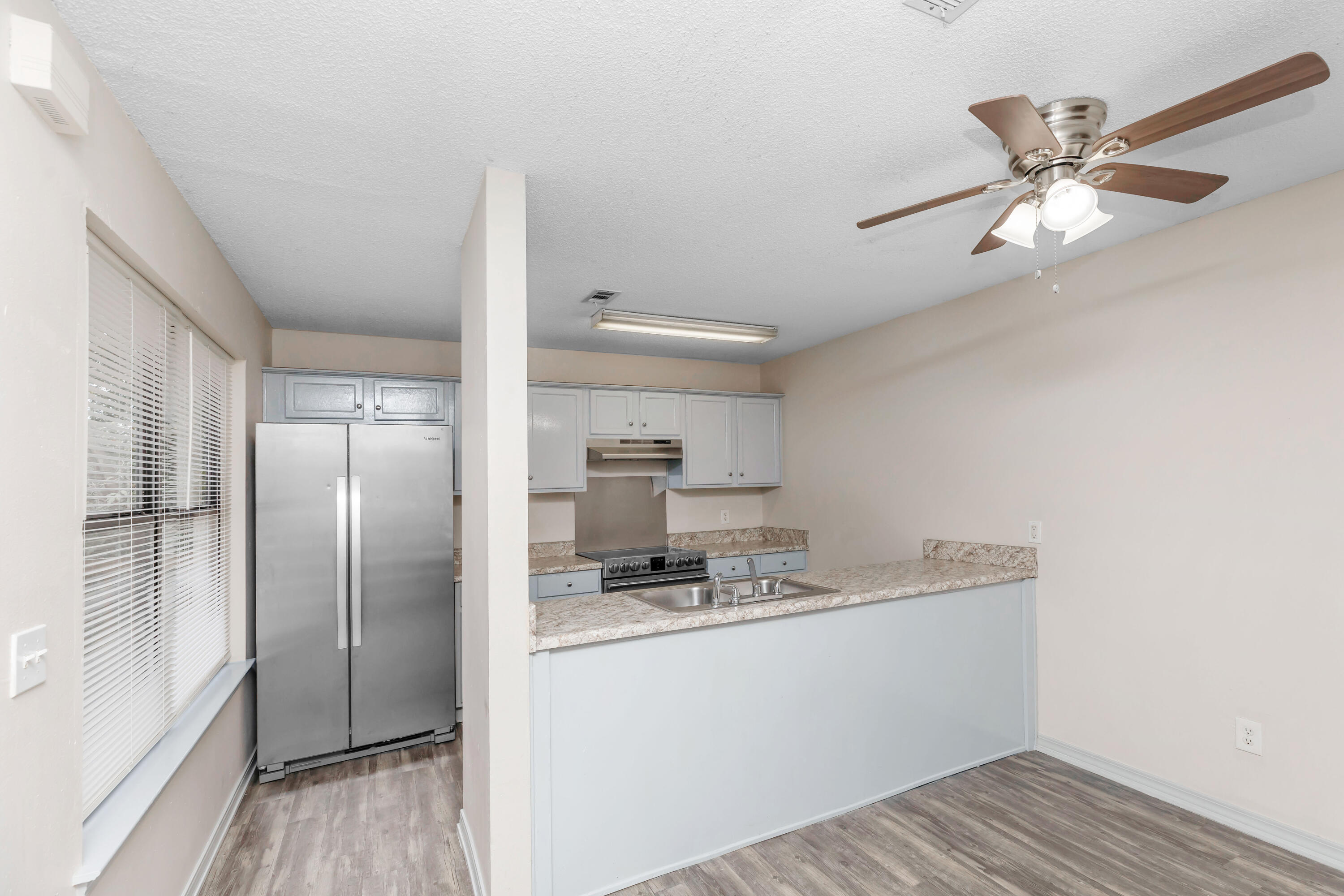 Welcome to this beautiful townhome centrally located in Pensacola! Home offers two bedrooms with full bathrooms, luxury vinal plank flooring, living room/dining room combination area, washer and dryer hookups, half bath downstairs. Private balcony and private deck. Excellent for first time homeowners or investors. Make this your home today, this will not last long!