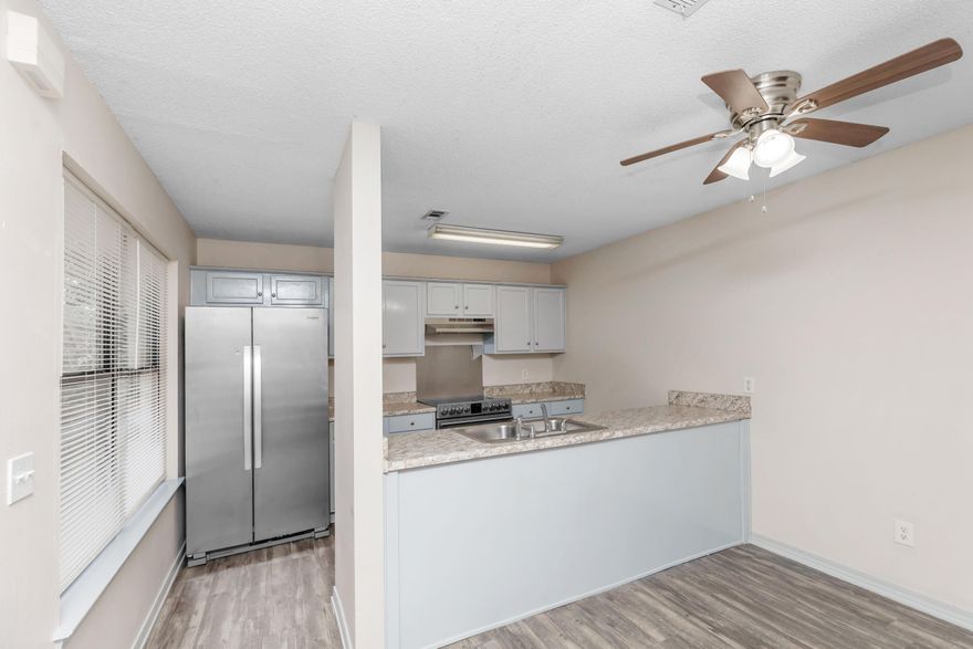 Welcome to this beautiful townhome centrally located in Pensacola! Home offers two bedrooms with full bathrooms, luxury vinal plank flooring, living room/dining room combination area, washer and dryer hookups, half bath downstairs. Private balcony and private deck. Excellent for first time homeowners or investors. Make this your home today, this will not last long!
