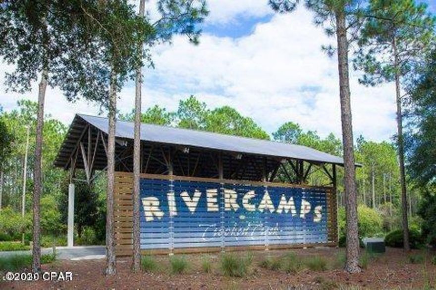 This amazing homesite in Rivercamps has the privacy you have been looking for and is located in a culdesac with conversation including nature trails behind the lot! Rivercamps is only approximately 10 minutes from the NW Florida Beaches International Airport and less than 15 minutes from the beaches! This one of a kind community includes amenities such as a waterfront pool, boat slips, pier, fitness center, campground along with bikes, kayaks and paddle boards for owners and guest to use!