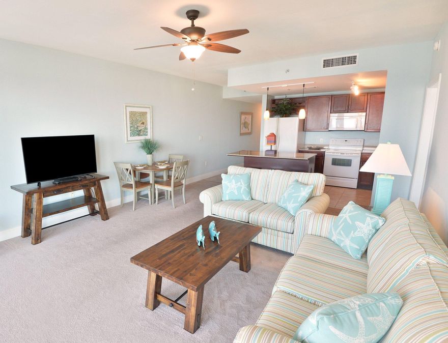 Laketown Wharf Resort Is In The Heart Of All The Fun & Excitement In Panama City Beach  Just Steps Away From The World's Most Beautiful White-Sand Beaches, Shopping, Dining & Entertainment. This Beachside Resort Offers Unparalleled Amenities With Convenient Beach Access, 5 Unique Pools, A Kids Funscape Playground, Splash Bar & Grill, Gulf View Fitness Center & Covered Garage Parking. Laketown Wharf Offers A Variety Of Views Including The Gulf Of Mexico, Lake & Golf Course. Enjoy The Nightly Fountain & Light Show & Market Shops Along The 52,000 Square Feet Of Lakefront Boardwalk. This Residence Has 2 Bedrooms 2 Baths, Bunk Room & Can Easily Accommodate Over 8 People.