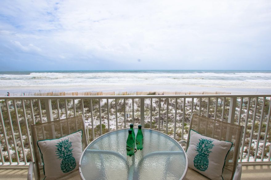 A warm Gulf breeze and a stunning Gulf view awaits you in your new condo in the Cabana Club - with over 1,000SF, this is one of the largest 1 bedrooms condos in the area! This condo offers a spacious living room with amazing Gulf views, a large and beautifully appointed master suite, a spa-like walk in shower and large soaking tub, a spacious fully stocked and renovated kitchen and a large balcony with incredible Gulf views. This condo is already on a seasoned rental program and conveys rental ready and equipped. Cabana Club is nestled along Scenic 98 in Crystal Beach and offers gated beach access, lush and tropical landscaping and a bbq grill area. Any owner and guests on the Sea Oats rental program can use their pool located right next door.