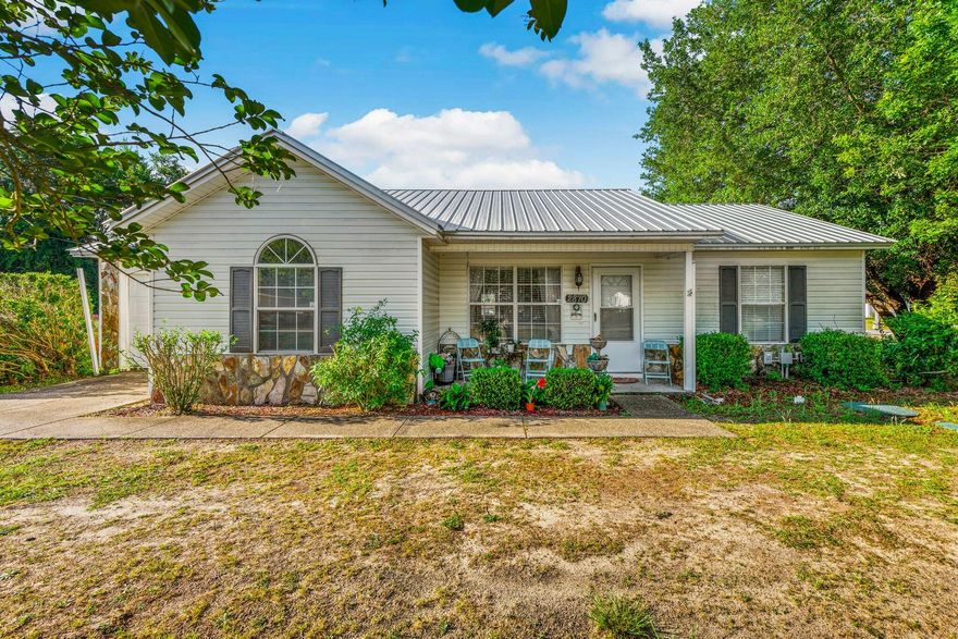 This well-maintained, south Crestview, 3 bedroom, 2 bath home is nestled on a large, level corner lot with lovely landscaping, a privacy-fenced backyard complete with an open deck, and a one-car garage with laundry hookups. Inside, there is neutral paint, vaulted ceilings, a spacious living room, a kitchen with plenty of counter and cabinet space, a flat cooktop stove, and a pantry, as well as a formal dining room. With a split floor plan for privacy, the primary bedroom has its own full bath, and the two guest rooms share a full bath, as well. Pets may be considered on a case-by-case basis with owner approval and a non-refundable pet fee. No smoking allowed, including vapes.