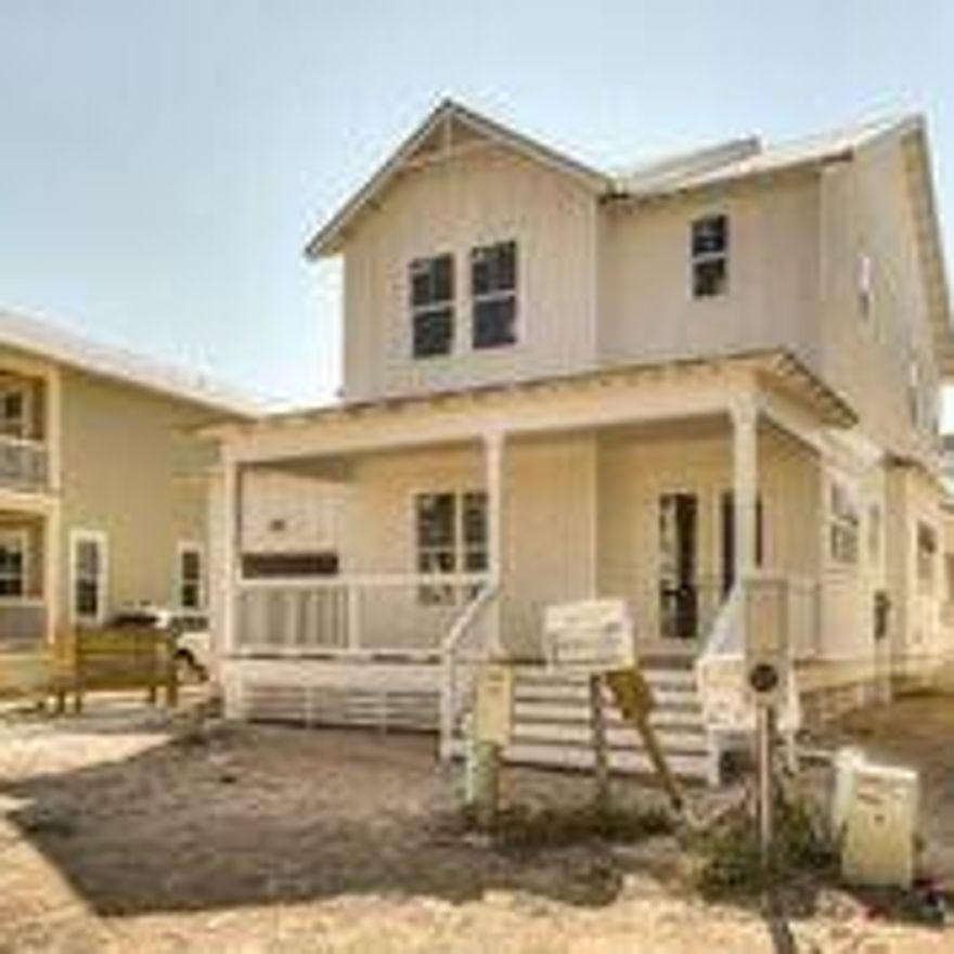 Beautiful Sandcastle Plan will be complete by September! Under construction now! This one has it all- coastal luxury, light finishes and an amazing view! Back porch overlooks a pond and preserve= ultimate privacy! All white exterior with white interior walls. Some of the premium features include gas fireplace, wood floors, white beams in living room & dining room and vgroove in entry hall. Kitchen includes white shaker kitchen cabinets, light granite countertops, built in Caf appliances with GE Monogram chimney hood. All baths have Carrera marble countertops and white tile floors.