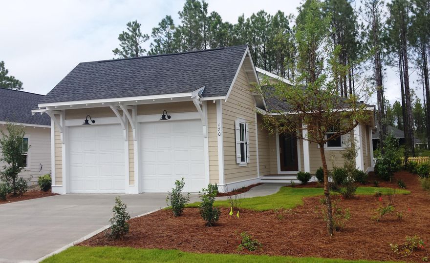 The Bayberry 3 floor plan offers 1,925 sq.ft., 3BR/3BA, with a 2 car garage. This home will offer 9' ceilings, hardwood flooring in living area, natural stone Travertine on bathroom floors. The kitchen has upgraded Quartz countertops and under the counter lighting, Professional Frigidaire series stainless appliances, a dual stove gas range and electric oven. Installed Gas Stub ready for your natural gas grill. As part of the Amenity fee homeowners have access to the Village Commons Pool & Fitness Center and Lake Powell Dock; UNLIMITED golf with no green fees (cart fees apply) at the Origins Golf Course; and 15% Discount on all food/bev at Fish Out of Water and Gathering Spot & Sushi Bar (both at the WC Inn). Ask your sales Agent about St. Joe Club & Resorts membership opportuniti