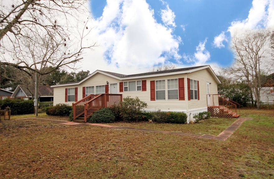 Immaculate 3 bedroom, 2 bath home on dead end street in a quiet neighborhood just West of Hurlburt. Perfect as a starter or second home in Mary Esther. Great flowing floor plan with carpet and vinyl floors. Master bath has garden tub and separate shower. Plenty of room in the backyard for a pool, playground, or outdoor kitchen. Fully fenced in yard with sheds that can be used for lawn equipment storage. Close to Florosa Elementary school, shopping, beaches, and restaurants. Furniture in home to convey. Property to the North with carport does not convey in land sale. Buyer to verify all dimensions.