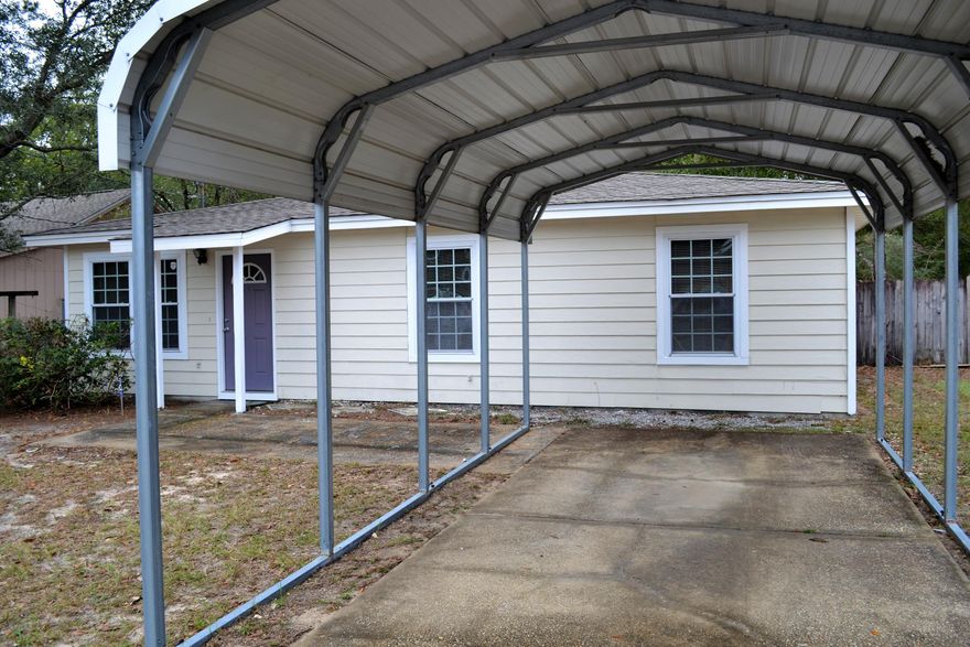 A wonderful starter home opportunity in the heart of Niceville! This is a one owner home that has been well cared for, recently reroofed, updated HVAC system. This 3/1 home will make a great primary home or investment property located minutes from both air force bases and great schools! Open living space with a large kitchen complete with eat in dining and an indoor utility room. This home has a covered carport to keep you dry on those wet days. You'll get a big back yard with endless possibilities!