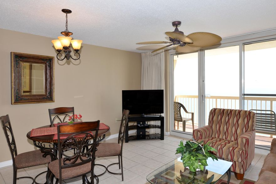 SPECTACULAR VIEWS combined with top notch accommodations ensure you & your guests wonderful memories in this immaculate well-furnished 14th floor condo. Located in popular Pelican Beach Resort, this unit has been updated with granite in the kitchen & bath along with some stainless steel appliances. Neutral tones as well as tile floors throughout the living area add to the relaxed, easy care of this unit. Hall bunk beds along with two full baths help make comfortable accommodations for six. Other updates & amenities include: flat-screen TVs, new faucets in baths & kitchen, a very spacious utility closet, & a kitchen breakfast bar. Pelican Beach Resort is one of the most popular beach resorts in the area & offers an abundance of amenities such as: 3 pools, tennis, on-site rental, 24 hour