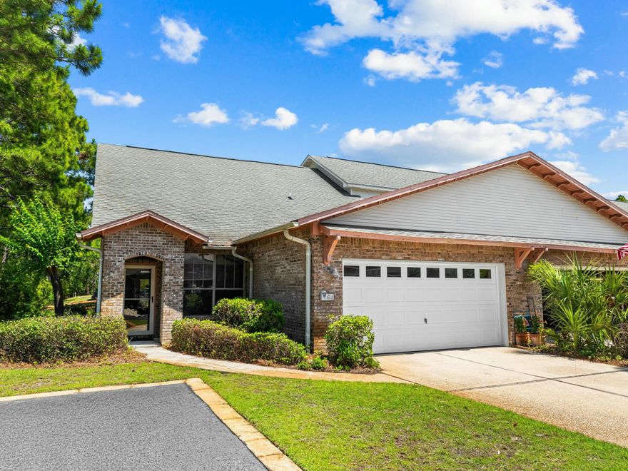 WEST END 30A FOR UNDER $450K! This large 3BR/2.5BA townhome SOUTH OF 98 in ESCADA offers a rare blend of PRIME LOCATION and POTENTIAL!! The unit is the perfect opportunity for a buyer in search of a project property to renovate and update. As the largest townhome floor plan in ESCADA with over 2,000 SqFt, this END UNIT overlooks a ski lake as well as a tranquil pond. A TWO CAR garage and spacious screened porch ensure added privacy and convenience in this serene location. Highlights of the open floor plan include a first floor owners' suite, living room with electric fireplace, separate laundry room and half bath all on the first level. Two bedrooms, both with water views, a shared full bath and generous flex room round out the second level. Located in ESCADA, a short term rental restricted neighborhood less than 1.5 mile walk/bike path to PUBLIC BEACH and direct walking path to Butler Elementary! Residents enjoy a community pool, racquet courts, playground & access to trails leading directly to Butler Elementary School and the beaches of 30A.