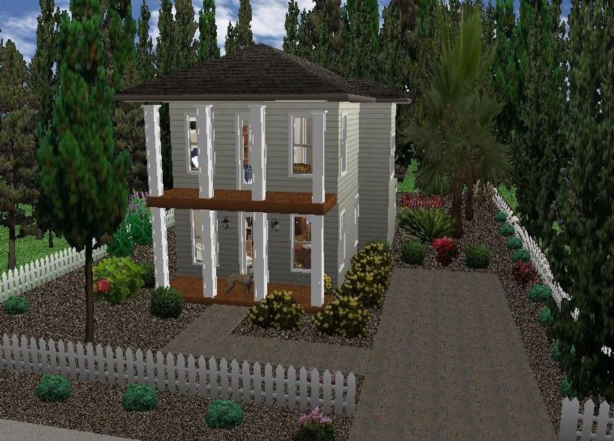 Pre-construction opportunity in picturesque Bear Creek, south of Freeport. This to-be-built Cypress with no back porch home package constructed by Greg Goodwin Construction, Inc. features 3 bedrooms, 3 baths in a comfortable floor plan. The 10' ceiling 1st floor includes one bedroom, living/dining area, kitchen with granite countertops, custom wood cabinets, crown molding in living & kitchen areas, 8' Masonite raised panel doors, wood floor, tile floor in bath. Wooden stairway & landing leads to 2nd floor carpeted bedrooms with two full baths. Hardiplank exterior siding, galvanized metal roof, 8'' timber pile foundation, outside shower and landscaping package make this new home a great value.