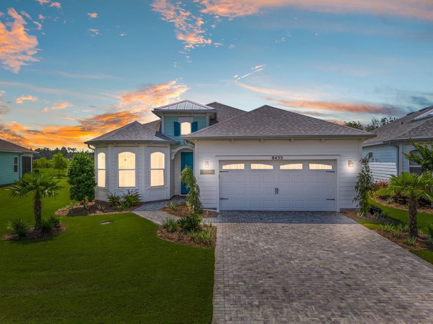 **Seller Financing Considered at a minimum of 2% below current Interest Rate**Escape to Paradise in Latitude Margaritaville Watersound: Your Dream Awaits!** Embrace the ultimate 55+ lifestyle in this exquisite Breeze Bay home, nestled in the highly desirable Phase 2, just a quick short golf cart ride to the town center and the retail complex that is already under way. This home provides the perfect blend of space and tranquility in this rare oversized lot that boasts ample distance from neighboring properties, ensuring your privacy and peaceful moments. Enjoy breathtaking views of the serene pond and lush preserve, making every day feel like a peaceful retreat. As you enter, prepare to be captivated by the seamless blend of coastal elegance and modern luxury, where every detail has been meticulously curated to elevate your living experience. Indulge in a wealth of upgrades, including stunning Level 3 granite countertops, a chef-inspired kitchen with a gas cooktop, and an expanded, paved lanai with a convenient sun shade, perfect for outdoor entertaining with a convenient gas drop for your barbeque. Enjoy the durability and beauty of laminate and tile floors throughout, complemented by soaring 8' doors. Peace of mind is assured with Cat 5 Fabric hurricane shutters, impact glass at the garage door, and a whole-home Generac generator. Practical features include an epoxy garage floor with utility sink and pull-down attic stairs for ample storage, remote blinds and seamless shower enclosures in both en-suites. From the paver driveway to the insulated garage door, this home is designed for comfort, style, and worry-free living. This is more than a home; it's a gateway to the vibrant Latitude Margaritaville lifestyle you've been dreaming of! World-class amenities make every day feel like a vacation as you enjoy live music 7 days a week, the Latitude Town Square with a Bandshell, Latitude Bar & Chill Restaurant, a 2nd Floor Overlook Bar with panoramic views of the Intracoastal Waterway, Paradise Pool with Beach Entry Cabanas, Tiki Huts, Fins Up! Fitness Center, full size Last Mango Theater, a woodworking room, pottery room, Barkaritaville Dog Spa and Dog Park, Tennis & Pickleball Courts, Bocce Ball Courts, Port of Indecision Kayak Launch, Walking Trails and daily events that are sure to keep your social calendar full!