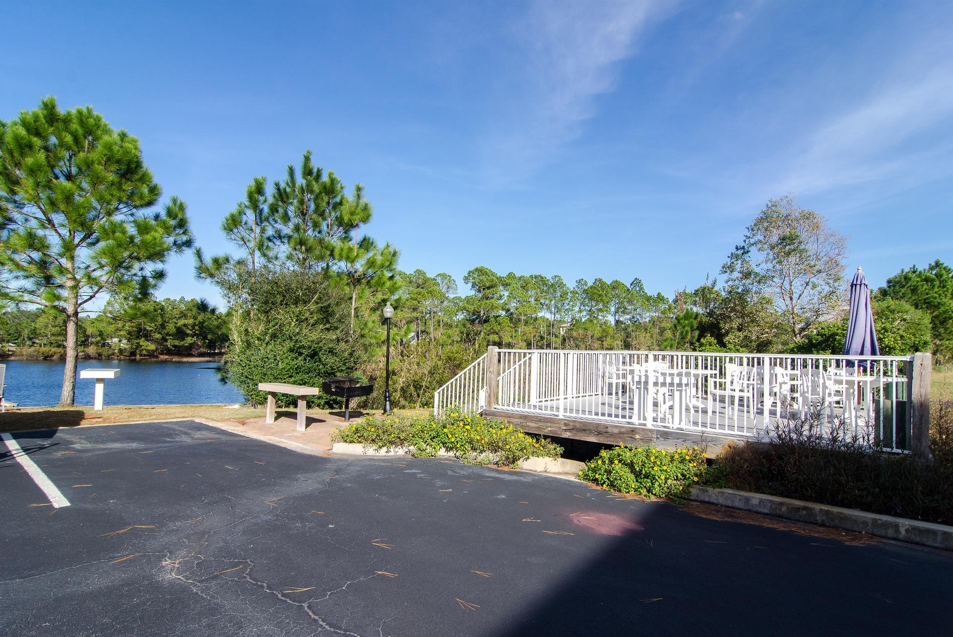 Rare find South of 30A!!! This 3bedroom/3bath treasure has been updated in late 2016/2017 with new flooring, new paint, stainless appliances, granite tops, bathroom vanities, toliets, and lighting along with new furnishings and bedding. This unit has been meticulously maintained by the owner and is currently a vacation rental. Beachside Villas offers a community pool,tennis,grilling areas and is a popular family vacation spot. Beach access is just a short easy stroll less than 4 minutes away. HOA fees are $385 a month and include amenities, exterior insurance, exterior maintenance, trash,cable and internet. Insurance cost is less than $1500.00 per year. Complete list of upgrades in Document section. Unit did $25K on VRBO for 2017 GRI