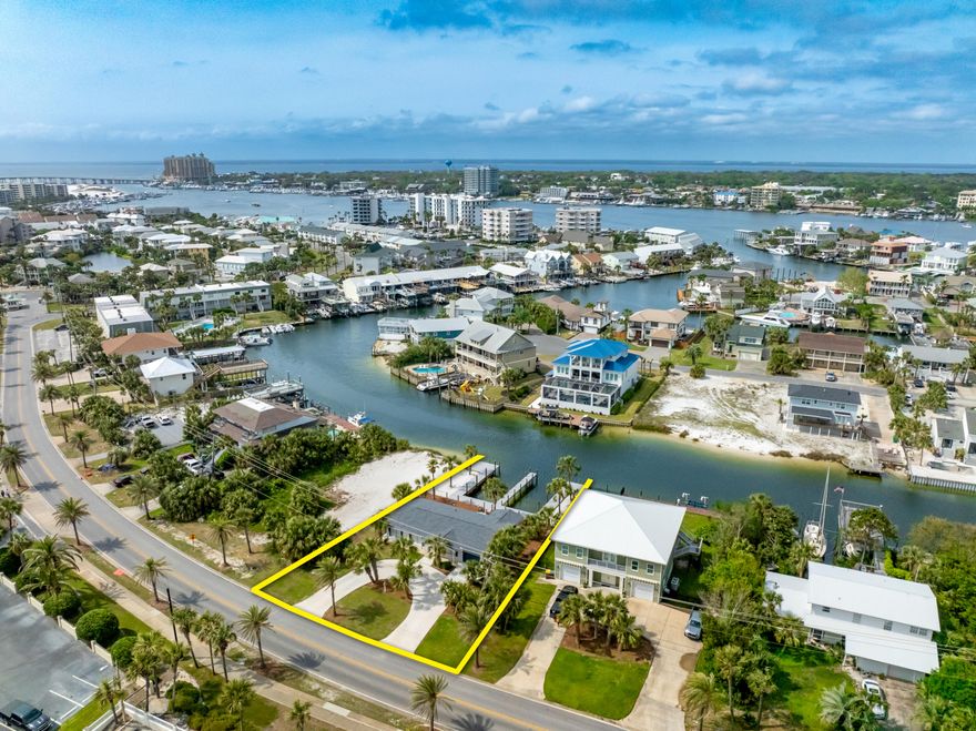 RENOVATED HOME on DEEP-WATER with TWO BOAT SLIPS ~ Holiday Isle of Destin, Florida! Exceptional opportunity to acquire one of the most price-effective, single-family homes on a canal offering two newly renovated deep-water boat slips, each measuring approximately 20' x 45', located across from private, Association-maintained neighborhood beach walkovers in the exclusive community of Holiday Isle in Destin, Florida. A new roof was installed recently, in addition to a scope of other renovations, including but not limited to new appliances, new concrete driveway and walkways, new floors, new bathrooms, freshly painted, and more. Quite a rarity to find legitimate deep-water mooring capability for your watercraft within such a short walk to enjoy the famously white quartz sand and... to enjoy the famously white quartz sand and Emerald green water indicative of the Emerald Coast of Florida! Please inquire for further details and to schedule a private showing.