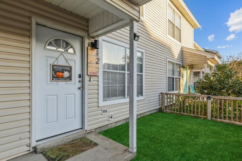 Great Location! This move-in ready townhome was remodeled in 2020 with new appliances, new lighting, new vinyl flooring, new interior/exterior doors/jambs/handsets, new double French door, new toilets and wood thread stairs. In 2022 it received a new roof and new Rheem tankless hot water heater. The kitchen has a large pantry and a nook area perfect for a desk or bar. There are 2 large storage closets on the 1st floor. The backyard is privacy fenced and has Astroturf for ease of maintenance. The front yard is also fenced with low maintenance landscaping. HVAC is 2019. There is a current Termite Bond with Bryant Pest. Washer and Dryer convey. This townhome is a short commute to Eglin AFB and Hurlburt. This home is ready for a new owner & would make a great investment property. All