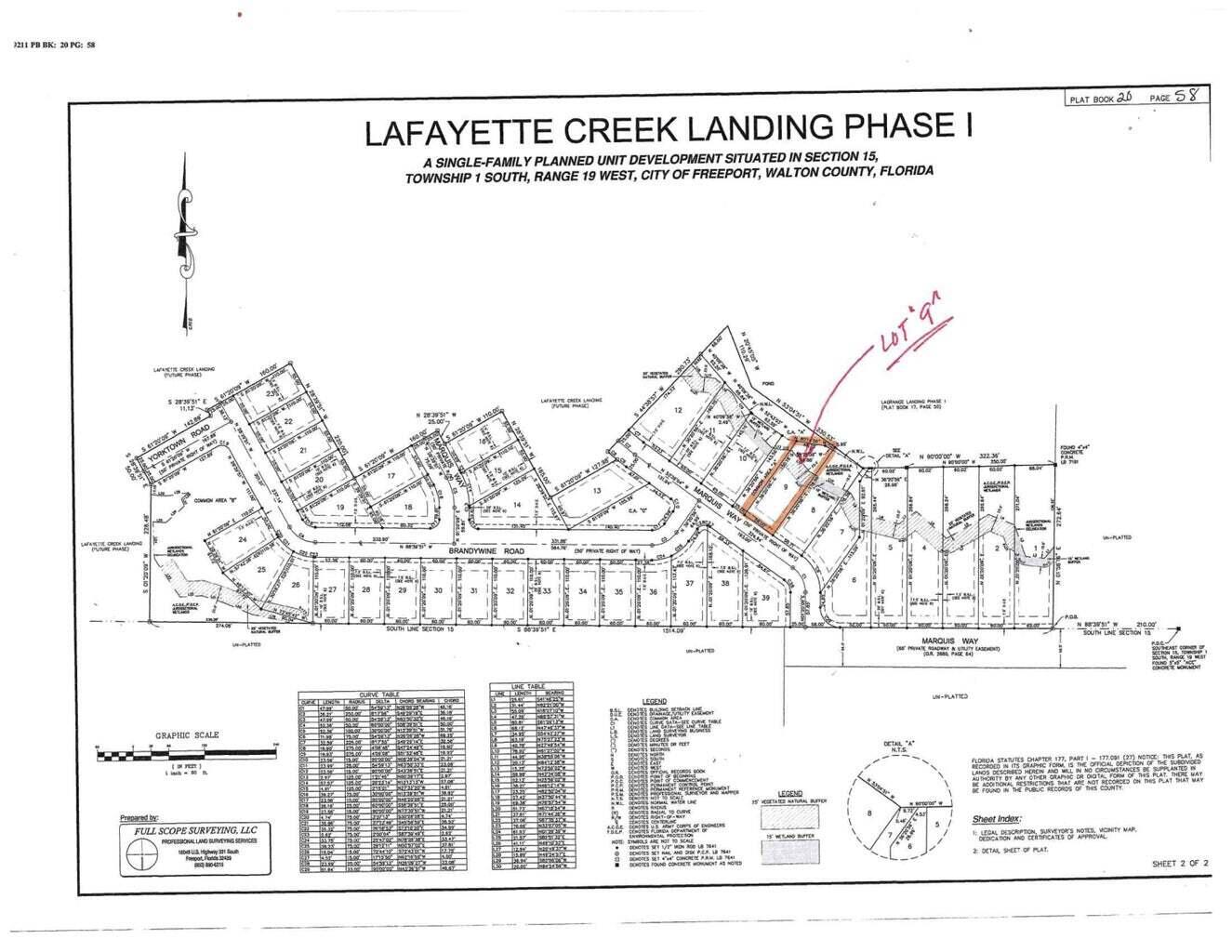 Lafayette Creek Landing - Land