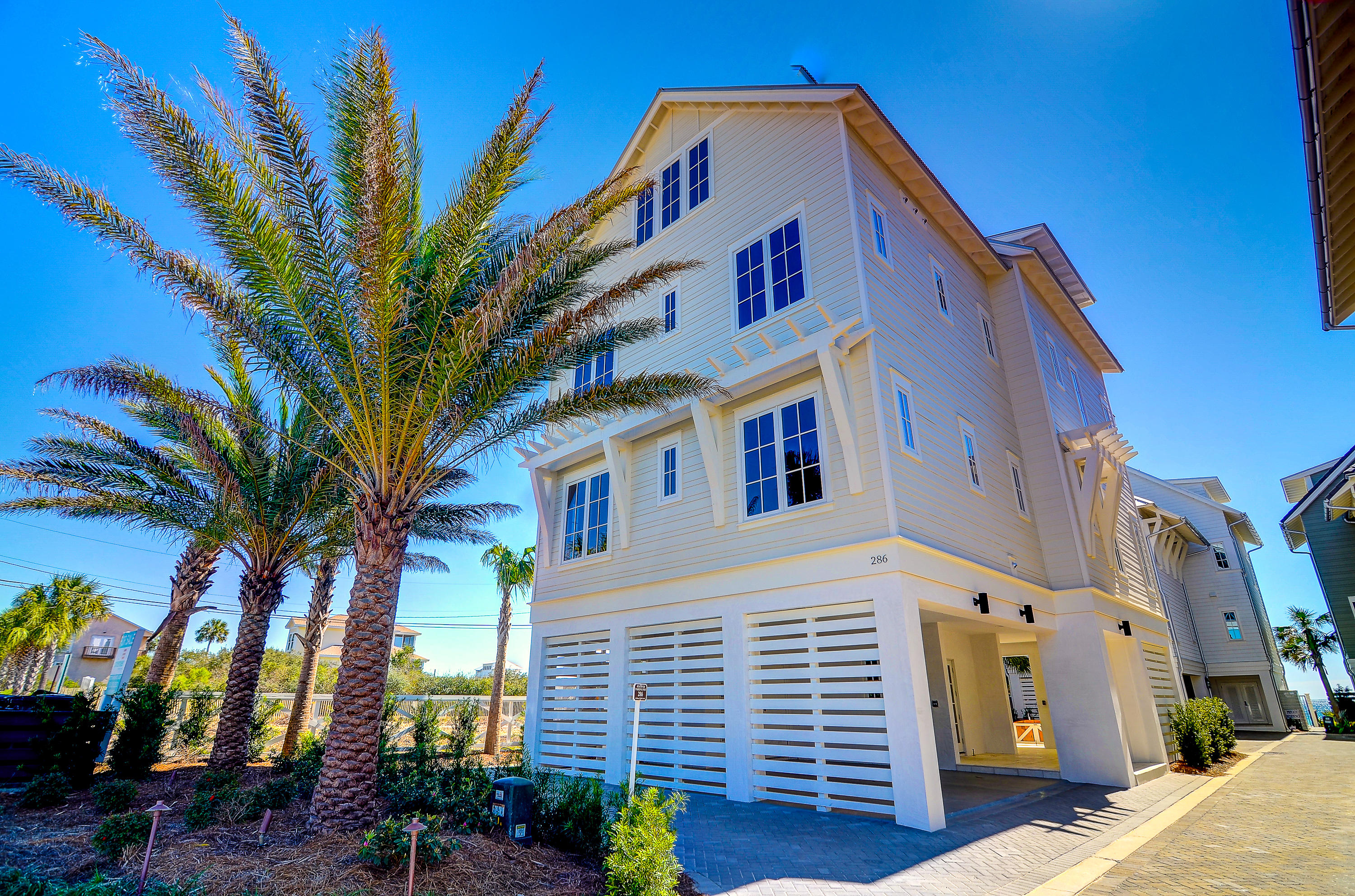 PRIME LOCATION WITH STUNNING GULF VIEWS! This beautiful NEWLY COMPLETED home is located in The Bluffs at INLET BEACH, a private GULF FRONT community with private beach access. With ROSEMARY BEACH just steps away and 30Avenue a short walk to the north, this home offers easy access to the best shopping,dining and entertainment along 30A! This newly completed home offers 5 bedrooms(2 Master Suites),5-1/2 baths, private/covered porches/balconies on all levels, GULF FRONT COMMUNITY POOL, elevator, gorgeous outdoor entertaining space & an abundance of high end finishes such as Wolf/SubZero appliances & beautiful white washed hardwood flooring! With a great floor plan perfect for entertaining and private dune beach access, this home is sure to be the place you'll create memories for years to come!