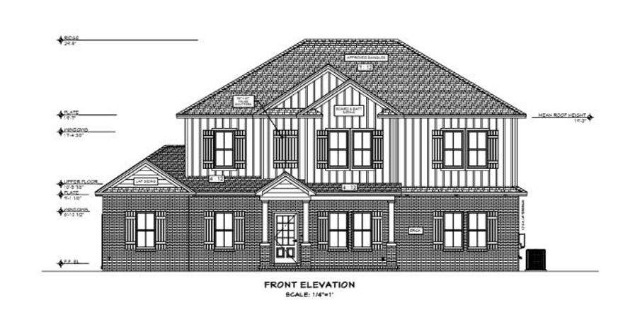 Score a new home and a 'Super Bowl LX Party Pack' from Grand American Homes! If you close by March 31st, 2026, the builder will pay for your Doc Stamps, Title, and Final Survey. This deal also includes a privacy fence, a refrigerator, and your choice of custom blinds. Plus, you'll get a Super Bowl Party Pack featuring a Blackstone Grill, a Yeti Haul Cooler, Cornhole Boards & Bags, and a $100 Gift Card.This brand-new house has over 2,500 square feet of living space. The outside is built with classic brick on the bottom and modern siding on top. Inside, the first floor has a large Family Room, a Kitchen with an island and pantry, and a Breakfast area. There is also a flex room, a bedroom, and a full bathroom on the main floor.  Upstairs, you will find a huge Owner's Suite with its own bathroom and walk-in closet. There are two more bedrooms, another full bath, and a laundry room on this level as well. The home also includes a two-car garage and front and back porches.