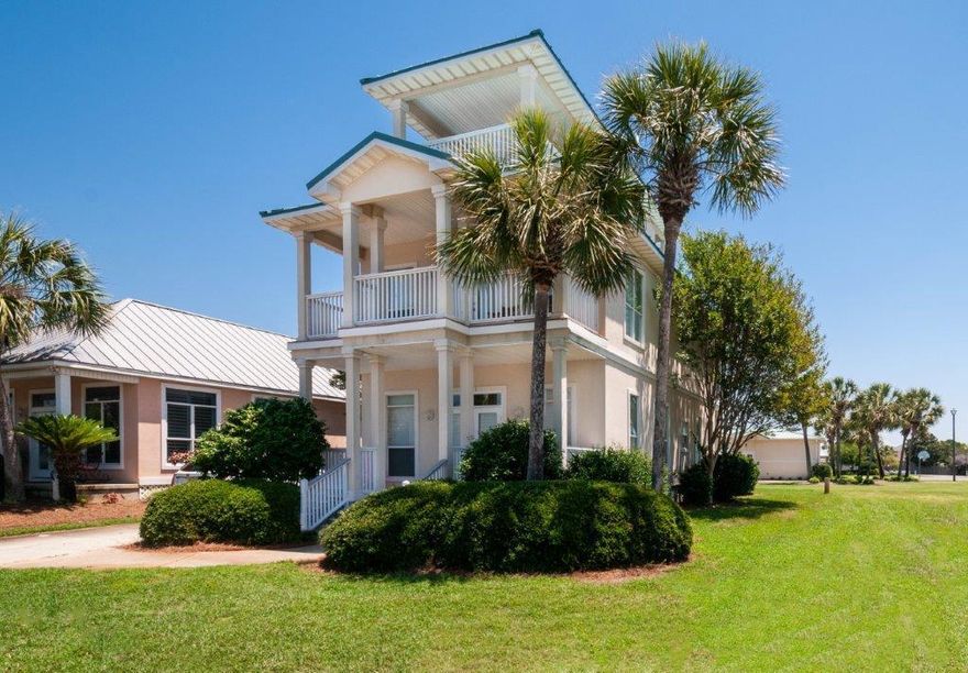 $23,000 PRICE REDUCTION PLUS A $20,000 DECORATING ALLOWANCE!! ''Banana Wind'' is the closest cottage (1 block) to Maravilla's 539'of beach frontage. Porches (both front and back) on all 3 floors. Master bath has double vanity, large tub and separate walk in shower. Tile and hardwood floors. New sofa, loveseat and chair. Two new (2017) Trane a/c systems.Maravilla is a gated ( both Hwy 98 and the Scenic Beach Dr) community of condos, cottages and large homes with numerous amenities including 2 pools, hot tub, tennis courts, clubhouse, fitness center, basketball goal and more. Maravilla is also pet friendly. Great rental potential-projection of $60,000.
