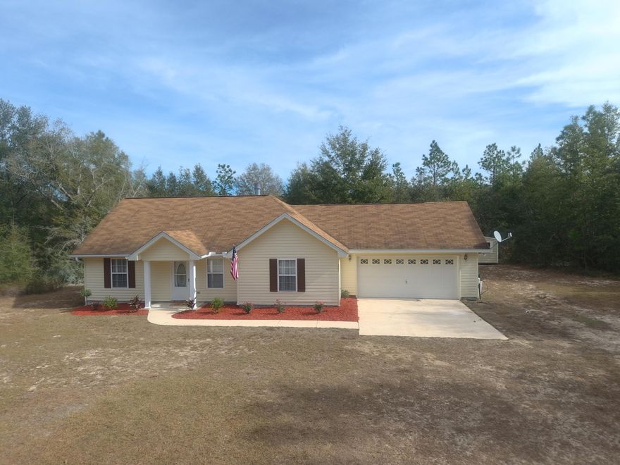 **NEW AC AND HEAT BEING INSTALLED ON THE 10th --3 Bedroom 2 bath with 2 Car Garage --This incredible home has been completely remodeled and sits on a very private secluded 2 acres--Very secluded--