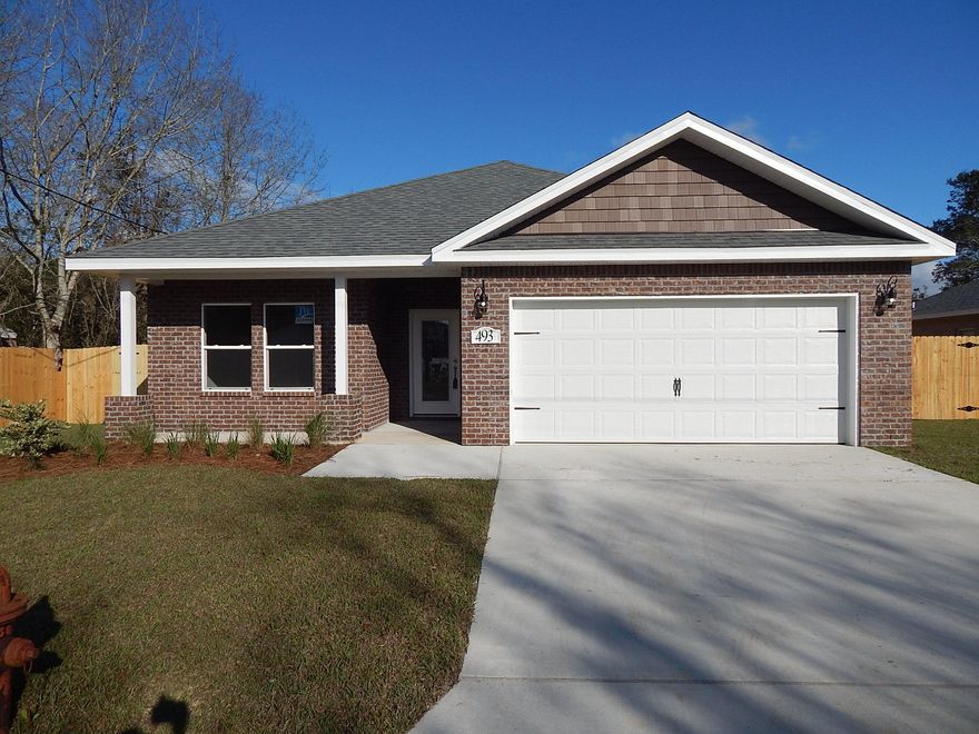 489 and 493 Aleta are the same basic plan. Lot Being Cleared Now! Builder pays MOST CLOSING COSTS on this home with a full price offer! (Ask for details.) SAVE MORE BY BUYING NEW! LOWER INSURANCE AND LOWER UTILITY BILLS! Be the FIRST to Live in this Beautiful 3/2/2 Three Sides Brick and Hardie Board CRAFTSMAN STYLE Home with Upgrades Galore! Gorgeous Tile throughout the entire Living Area, Kitchen, Hallway, Laundry Room and Baths! Carpet in the bedrooms. The Kitchen has abundant Granite Countertops, A Breakfast Bar, Wood Cabinets, Stainless Appliances (including a side-by-side Refrigerator!) Covered Lanai! Inside Laundry with LARGE PANTRY! Sprinkler System and Lawn Pump included! See features List in Photos.