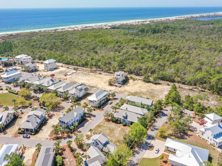 When it comes to combining privacy and convenience with luxury amenities and natural environment, no place delivers like Cypress Dunes. This lot in particular borders Topsail Hill State Preserve for guaranteed privacy off your back deck for a lifetime. Wildlife, ancient forests, 10 miles of near wilderness trails and more than three miles of glorious sugar white sandy beach at the edge of the emerald green Gulf of Mexico water does not begin to describe all the benefits of this unusual ecosystem. The neighborhood transitions into luxury amenities like advanced fitness equipment, resort-style gathering spaces, sunset views to the horizon, covered fireplace and an infinity edge pool. The homes favor the attractive classic Florida cottage design with curb appeal, open space concept and qualit