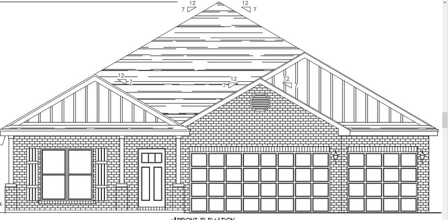 STYLISH NEW CONSTRUCTION GOING UP NOW! Stylish brick homes in Patriot's Ridge. The Destin plan is a 4 Bed Rm 3 bath home, 12' 5'' x 15' covered patio & 3 car garage. Lg.  breakfast nook & separate dining area. Trey Ceilings w/crown molding, beautiful granite in the kitchen & baths. Stainless steel appliances, quiet dishwasher, island bar & corner pantry. Spacious bedroom 1 with a 5'x12' 4' walk in closet, double vanity, garden tub &  large separate shower. EVPis the newest in wood look flooring throughout & Frieze carpet in the bedrooms. The Smart Home Connect System includes a video/camera doorbell, keyless entry & much more. Stunning all brick craftsman style  home. Patriot Ridge offers, underground utilities, sidewalks, nice community POOL & in a very convenient S. Crestview location.