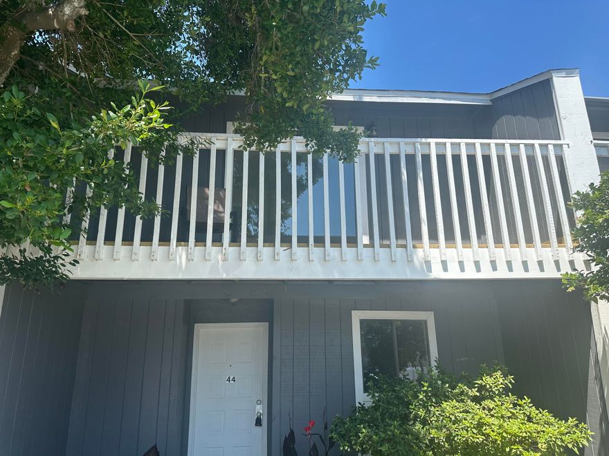 Townhome for rent at the Destin Racquet Club! This lovely 2BR/2.5BA home spans two-stories, with the main living areas and a half bath downstairs and the bedrooms upstairs. The kitchen features a cozy breakfast bar and the all brick fireplace in the living room definitely adds charm. The balcony overlooks the community pool and you will undoubtedly enjoy the convenient location of this home off of Airport Road in Destin, Florida. We're sorry, this rental is not pet-friendly.Tenant responsible for all utilities. Property will be held off of market up to 14 days with holding fee and approved app. Lease prep fee of $75.
