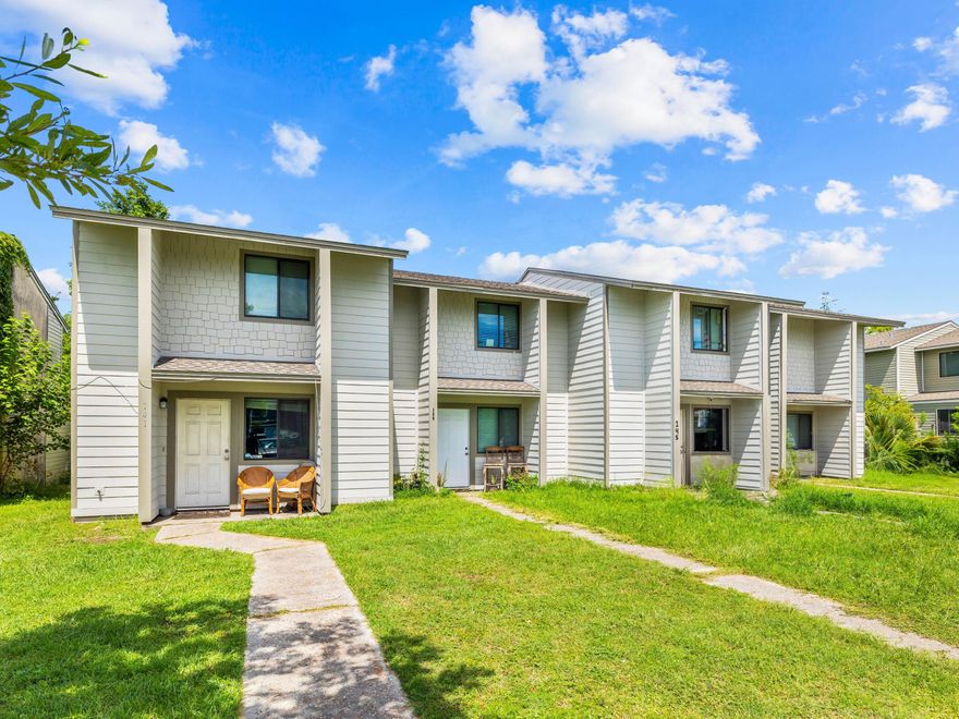 This impressive two-story quadplex in Panama City presents a prime investment opportunity. Fully rented and generating $4,950 monthly, this eight-bedroom, nine-bathroom property spans more than 4,280 square feet of heated and cooled space. With a new roof, newer water heaters and updated interiors and exteriors, this property offers both stability and modern amenities. Comprising three two-bedroom, 1.5-bath units (972 square feet each) and one spacious three-bedroom, two-bath unit (1,364 square feet), this property is designed to attract and retain tenants. Each unit features updated flooring, refreshed kitchens and new paint throughout. The exterior has been similarly revitalized, ensuring excellent curb appeal. Ideal for investors and military personnel, this property is located in a great area, offering easy access to local amenities and services. With a new HVAC system and updated fixtures, this quadplex is fully equipped to continue generating reliable rental income.