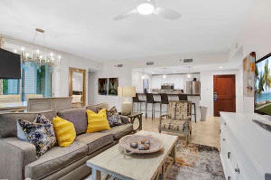 FULLY FURNISHED WITH ALL UTILITIES INCLUDED! Beautifully furnished 32-bedroom, 2-bath condo! Enjoy sitting out on the large wraparound balcony unwinding after a fun-filled day at the beach. Lasata is less than a 5-minute walk from the Village of Baytowne Wharf with several great restaurants, retail shops, and fun entertainment options. This condo features stainless steel appliances, chic lighting, and beautiful tile floors throughout the common areas. Lasata is part of the Grand complex which offers a community pool, hot tub, and fitness center. This incredible condo is available for a 6-month lease beginning mid-September. Come relax and enjoy the luxurious resort lifestyle!