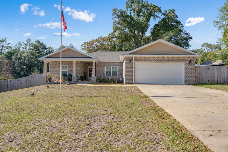 Welcome to this inviting 4-bedroom, 2-bath home located in the heart of Crestview, Florida. Situated in a quiet, established neighborhood with no HOA, this property offers the freedom and flexibility that homeowners appreciate--bring your boat, RV, or simply enjoy the space without restrictions.Inside, you'll find a bright and functional layout featuring a spacious living area perfect for relaxing or entertaining. The kitchen offers ample counter space and cabinetry, making daily meal prep a breeze. All four bedrooms are generously sized, providing plenty of room for family, guests, a home office, or hobby space. The primary suite includes its own private bathroom for added comfort and convenience.