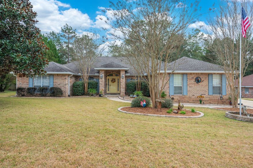 From the moment you arrive, this home shows true pride of ownership. Immaculately maintained and thoughtfully designed, offering quality craftsmanship and a truly move-in-ready feel. Major updates include a 2020 roof, 2023 HVAC, and 2026 water heater.  A tiled entry opens to main living areas with engineered wood flooring and a comfortable, flowing layout. The dining room features wainscoting and crown molding for timeless Southern character. The kitchen is both functional and polished with granite countertops, custom cabinetry, tiled backsplash, a large island with pull-out storage, gas stove and oven, and a wine refrigerator. The living area centers around a gas fireplace. From the moment you arrive, this home shows true pride of ownership. Immaculately maintained and thoughtfully designed, offering quality craftsmanship and a truly move-in-ready feel. Major updates include a 2020 roof, 2023 HVAC, and 2026 water heater.  A tiled entry opens to main living areas with engineered wood flooring and a comfortable, flowing layout. The dining room The spacious primary suite includes recessed lighting and an ensuite bath with cultured marble finishes, custom vanity, and walk-in shower. Outdoor living shines with a screened, tiled porch, fire pit, and beautifully maintained yard. A shed with electric adds versatility. Well cared for, well built, and ready to enjoy.

