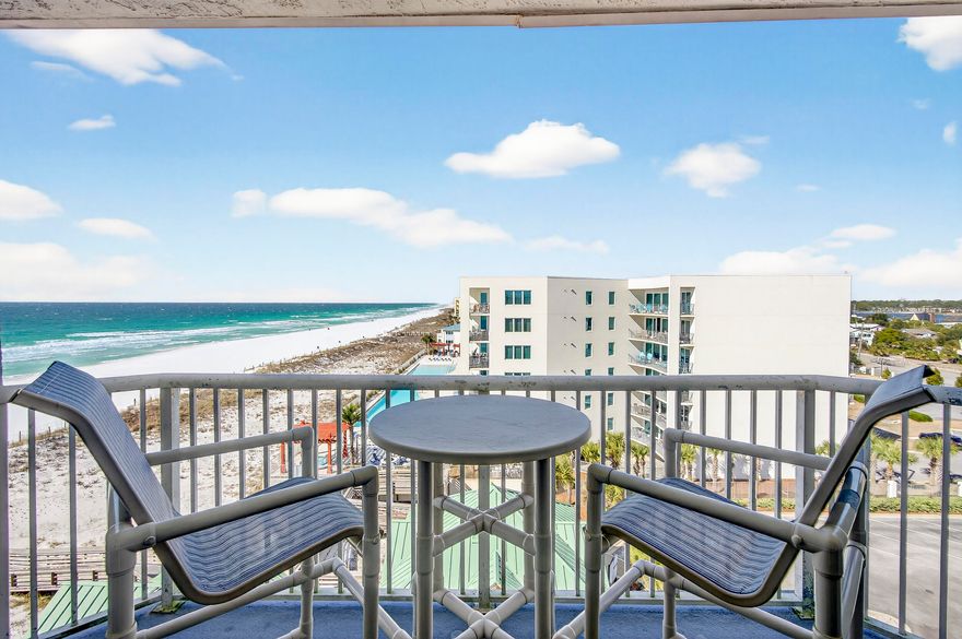 WOW! This oversized studio is a proven income producer, featuring a full kitchen, defined sleeping area, and generous space for living and dining. Guests are immediately captivated by the UNBELIEVABLE, unobstructed Gulf and beach views, enjoyed from the private balcony along with stunning sunsets. Located on the top floor, the unit benefits from no overhead noise--a major guest perk. Sold fully furnished and turnkey, this property is a true rental machine with strong demand. An excellent opportunity for investors seeking consistent performance in a prime beachfront location. Islander Resort offers pool, grill/picnic area, fitness center and private beach access.