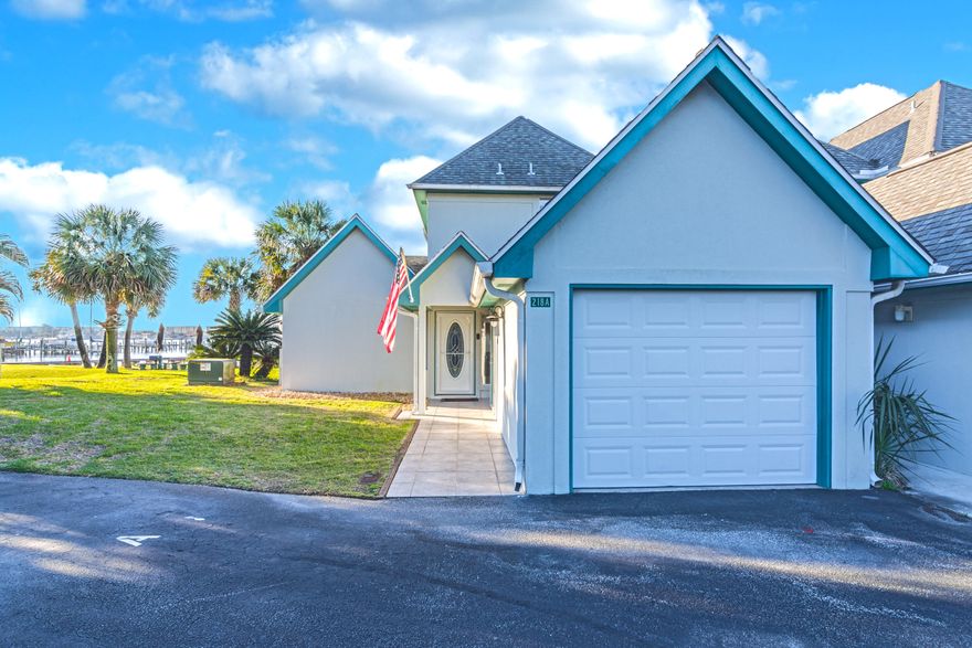 The best kept secret in Fort Walton is Brooks Landing. And finally one of these beautiful waterfront town homes is available. Not just one of these town homes, but arguably the nicest one. Beautifully upgraded and maintained but with the added advantage of being an end unit provides you with a large lush lawn of St. Augustine grass. Just imagine the life you've been dreaming of, the dream you've been working towards, and yet it no longer requires the imagination. Amazing Intracoastal Waterway views and your very own 38' boat slip in the private marina. Board your boat and you're just an enjoyably short trip to any one of the secluded islands throughout Santa Rosa Sound. Bask in the sunshine on a beach that would feel as if it was your very own private beach. This wonderful town home's loca