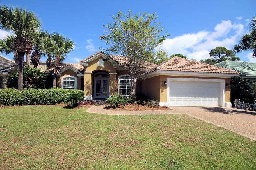 Is Destin calling you? This exquisite home in Destiny East, (a gated subdivision} offers so much. This beautiful home features open floor plan, arched doorways, and crown molding. Home has been renovated to included new kitchen cabinets, stainless steel appliances, granite countertops, and tile back splash. Both the master bath and hall bath have new cabinets, granite counter tops, mirrors and lighting fixtures. The master bath has new tile shower and tile surrounding the whirlpool tub.Bookcases surround the gas fireplace, tile flooring throughout the kitchen, great room, dining room & hallways. If you want to live in the heart of Destin within walking distance of beaches and shopping this home is for you.