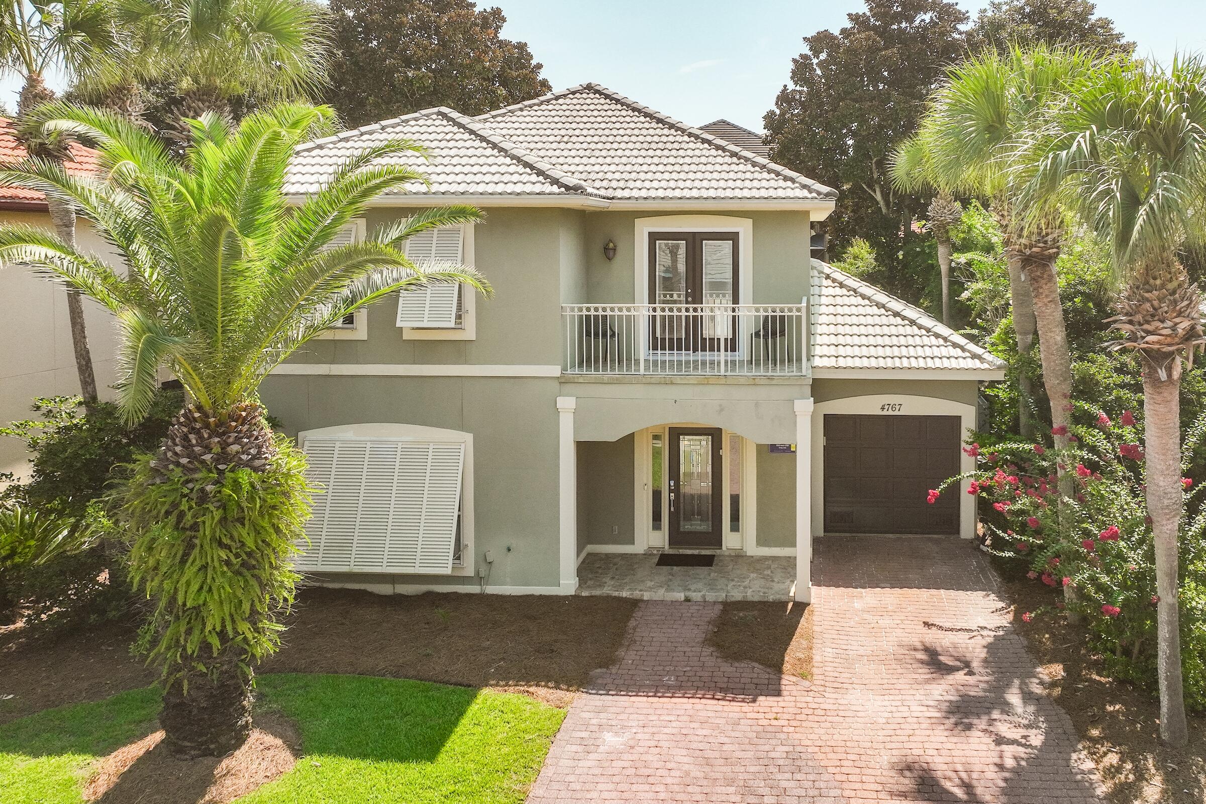 Enjoy living the coastal life in this spacious home in prestigious Destiny East! This is an exclusive, gated community renowned for its deluxe amenities, pristine landscaping, and beautiful homes. It is centrally located on Destin's legendary Scenic 98 near the best beaches, restaurants, and golf courses, many within a quick golf cart ride. With the comforts of home and the amenities of a resort, 4767 Bonaire Cay would make a great full or part time residence or investment property. Currently On pace to generate over $100,000+ in rental income. This fully furnished coastal home features an open floor plan with comfortable gathering spaces, a spacious master suite, with large bath and recently renovated, private heated pool.Destiny East boasts unparalleled access to amenities including tennis/pickle ball courts and more. Within close proximity to one of Destin's largest public beach access points. Perfect as a primary, second or investment home - short-term rentals are allowed. Call to discuss how you can enjoy the beach life!