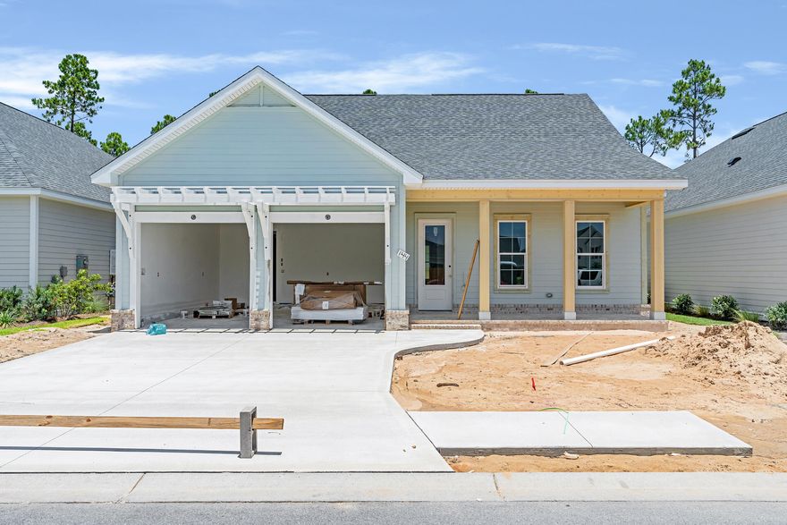 This Bella XL plan, with an alternate elevation, has 3 bedrooms and 2.5 baths with a 2-car garage. This single-level open-concept floor plan includes many luxury features and an abundance of upgrades: 10' ceilings with 8' raised panel interior doors, luxury vinyl plank flooring throughout, quartz kitchen and bathroom countertops, under mount sink in kitchen, upgraded stainless steel Bosch gas appliance package to include a dual fuel range, exhaust vent hood and tankless water heater, an extended island with 12'' cabinets underneath the overhang, an expanded rear screened porch with an additional 50 s.f. compared to Huff Homes original Bella plan. Estimated completion is Jul/Aug. 2025.The Longleaf Park neighborhood is conveniently located closer to the front of the community with easy access to the Watersound Town Center with Publix, restaurants, and more!

The Watersound Origins community is one of South Walton's most coveted neighborhoods for its exceptional amenities, beautiful new homes, and prime location. Amenities include the Village Commons pool & fitness center, sports courts, miles of nature trails, unlimited golf, and lots of green space for outdoor play. The all new Watersound Town Center brings a new level of excitement and convenience to the community with a Publix Super Market, Delicious restaurants, healthcare facilities, and more right at the entrance to the neighborhood! 

*Pricing for inventory homes include lot premiums and may include optional upgrades. Added options/upgrades and pricing are subject to change. Please check with the on-site community specialists for the latest information for this home.