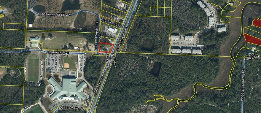 Village Mixed use zoning. Heavy 331 traffic count with new apartments/townhomes being built behind parcel. Rare to the market 331 frontage. All uplands. Very close to South Walton High School and surrounding area being rapidly built out with various types of residential. Also listed in residential, MLS # 934842 with VMU zoning.