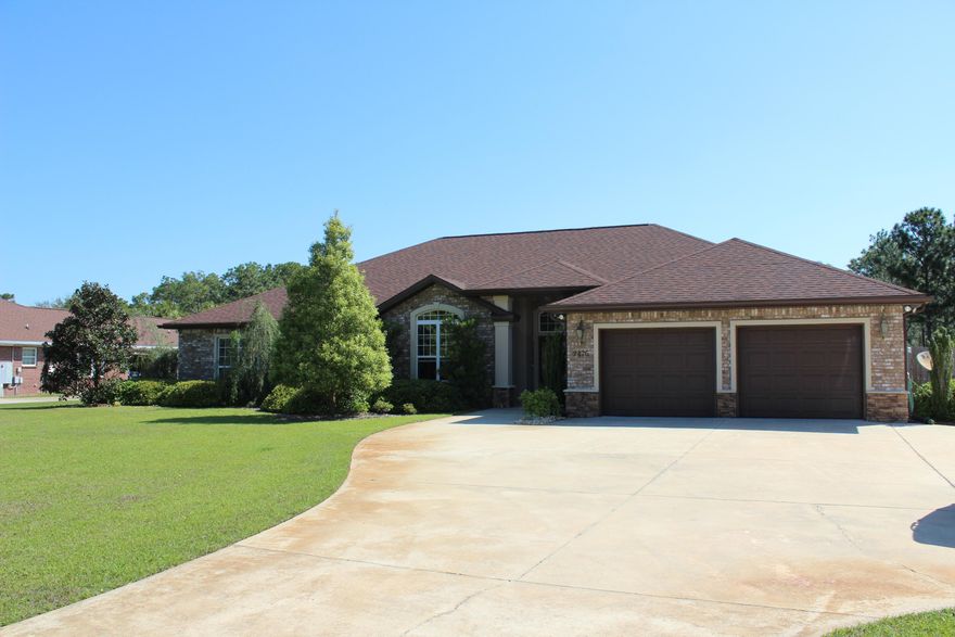 This home has everything to room for raising a family, entertaining to just relaxing in a country feel. There is nothing that needs to be done & the bonus is the heated and cooled area that is 1015 SF w/bath that is currently a workshop area. This space has (5) 220V outlets for welding equipment, air compressors or woodworking machines. This is a unique area. The home has (2) 200 amp electrical panels & transfer switch for generator power. This is open living with a one of a kind vaulted ceiling in the great room w/fireplace. The kitchen has granite countertops, gas cooktop and numerous cabinets for storage. The kitchen has a built in dining made of granite. The Master BR is a must see. A full wall of built-in cabinets along with you own private hot tub and walk-in closets & an entrance to