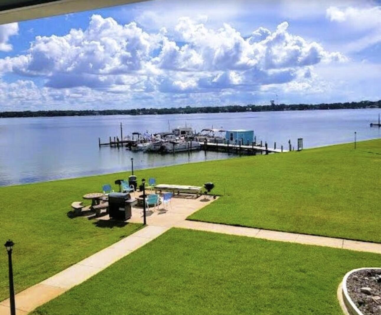 Bayfront Condominium FOR RENT in Fort Walton Beach 2 bedrooms + Office + laundry room. Spacious & modern condo on the Bay. Enjoy the water view from the living room, relax by the pool or fish on the dock. The condo has an additional room that can be used as an office or flex space. Washer dryer included. Rent includes internet, water, sewer, trash, tenant pays electricity only. Condo is located upstairs. Security deposit required. Lease term 6 months minimum maximum 12 months with option to renew. Convenient location close to shopping, schools, churches, restaurants and Eglin AFB. Contact Caron Kiefer at 317-331-2533.