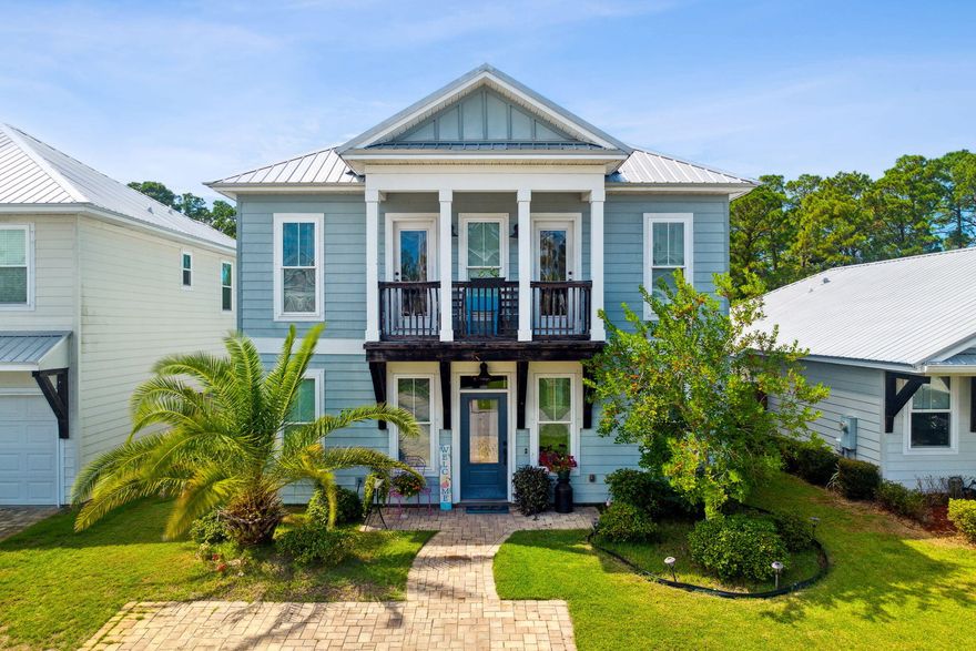 Wonderful single family beach home in the much loved Hidden Lagoon Villas neighborhood. As you enter, the substantial living area is open and airy with an open concept kitchen, dining room & family room with views to the lovely landscaped backyard. Just off the kitchen you can access the backyard with a generous patio space and ample seating areas that are private and serene. The first floor master means convenience and privacy with a lovely en-suite bathroom and walk in closet. Upstairs you'll find the additional three bedrooms (all very good sized) and 2 have access to the 2nd floor balcony. Plus a large full bath as well as separate laundry room. Did we mention the bonus room?! A HUGE 2nd floor space with SO many possibilities such as home office, play room or exercise area. Hidden Lagoon is perfectly located so you can enjoy everything PCB and Panama City have to offer! This is a very special home that is move-in ready so don't wait! Call your favorite agent today!