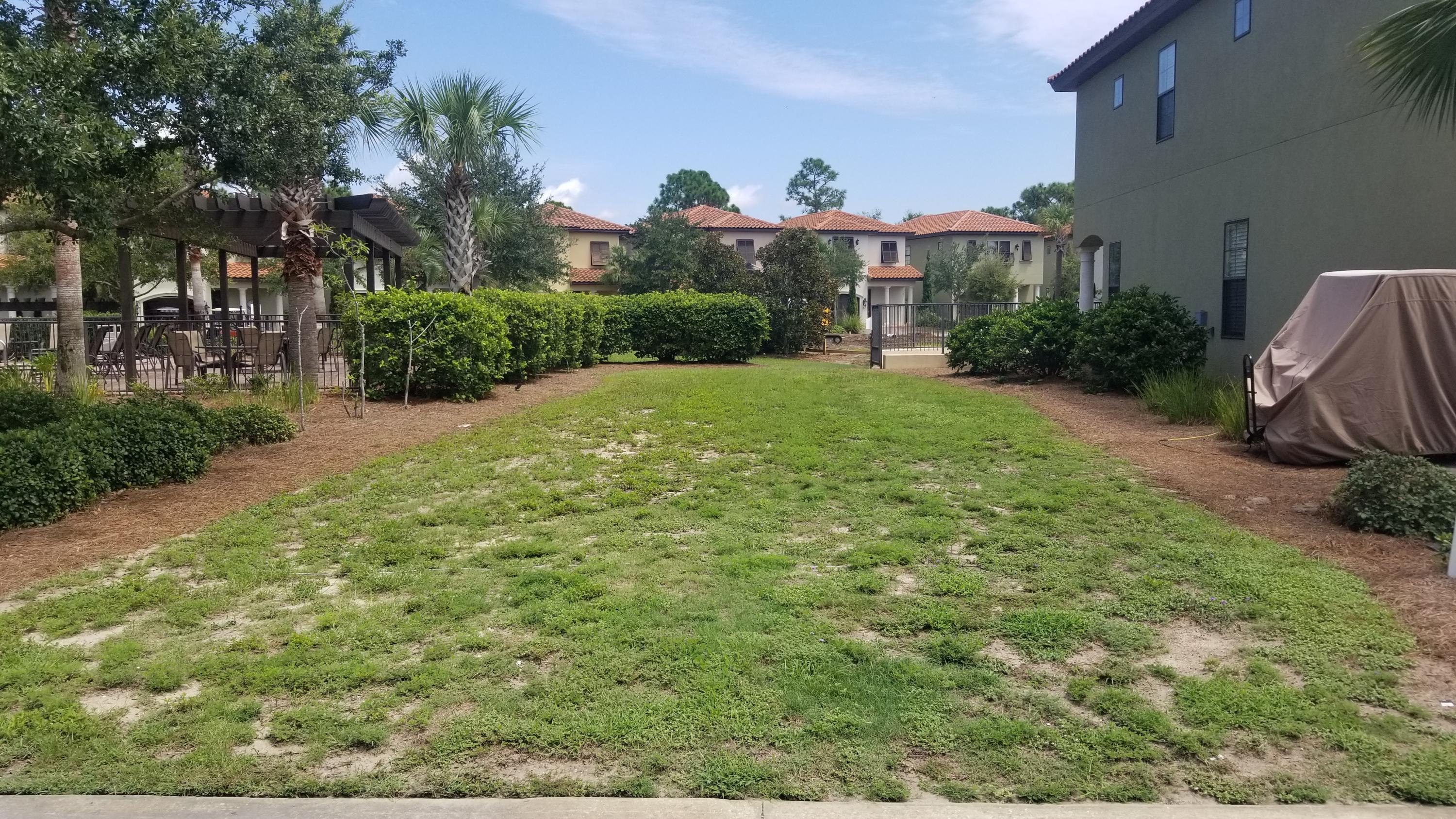Your opportunity to own Villa Lago's closest lot to the private community pool and clubhouse. Mediterranean styled Villa Lago is a short walk or golf cart ride to the Sandestin Marina & the exciting nightlife of The Village of Baytowne Wharf. Sandestin Resort amenities include access to both the beach and the bay, a fabulous marina (with opportunities for slip rental as well as rental watercraft options) There are 4 award winning golf courses, a private tennis club, community pools, deeded beach, 24-Hour manned security gates, and some of the areas best shopping and restaurants, This is resort living at its best!