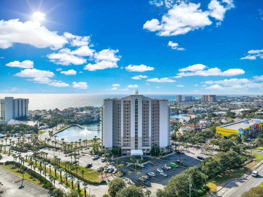 Here's your opportunity to invest in a great 2 bedroom 2 bath condo at The Terrace at Pelican Beach.This unit is impeccably maintained with newer furnishings and a sleeper sofa (all beds have upgraded mattresses), comfortably accommodating up to 6 guests. Unit 505 features a fully stocked kitchen and luxury tile throughout. Enjoy modern amenities such as granite countertops, newer appliances, and a spacious balcony offering breathtaking views of the Gulf of America, a serene lake, 4 pools (2 heated in winter), stunning sunsets, and even fireworks!Located centrally in Destin, across from the popular Big Kahuna Water Park, The Terrace at Pelican Beach offers an array of amenities: Tiki bar right on the beach, cafe on site, electric car charging stations, tennis and pickleball courts, game room, sauna, exercise room, and deeded beach access. Don't miss this chance to own a slice of paradise. Schedule your showing today!