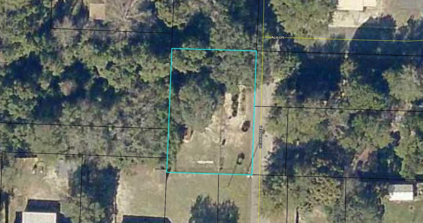 Property has existing home that can you can demo and rebuild. New custom homes being built doors down.