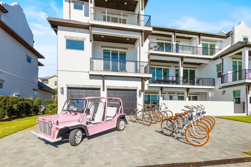 Checks Every Box: NO HOA!, Gulf views, sleeps 24, 10 bedrooms, 11 bathrooms, private heated pool, pink Moke included, giant rec/game room, 5 driveway spaces, elite location. Using Bonus Depreciation an investor can obtain over $1,000,000 tax deduction in 2025. This home can handle multiple families and is completely turn-key ready and in immaculate condition. Seller did a complete head-to-toe refresh including furniture, decor, and window treatments. Luxury finishes throughout including ceiling beams, marble, custom bunks and pool waterfall. The first floor open concept with sliding doors creates the perfect beach vacation atmosphere. All the work has been meticulously done for you and this asset is ready to produce. Everything you see is included, don't wait for interest rates to drop. All information and dimensions to be verified by buyer. Great ACTUAL rental revenue, over $50k booked for 2026 in just first month. Always ask for "actuals", never projections. 