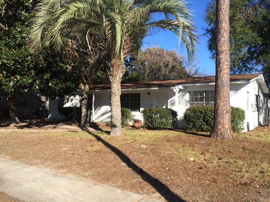 4 bedroom 2 bath block home just minutes from Hurlburt Field AFB. New interior paint and interior doors. Large back yard and back patio great for entertaining. Roof is about 10 yrs old and HVAC is about 7 yrs old. Seller has never lived in the home. Being sold AS IS.