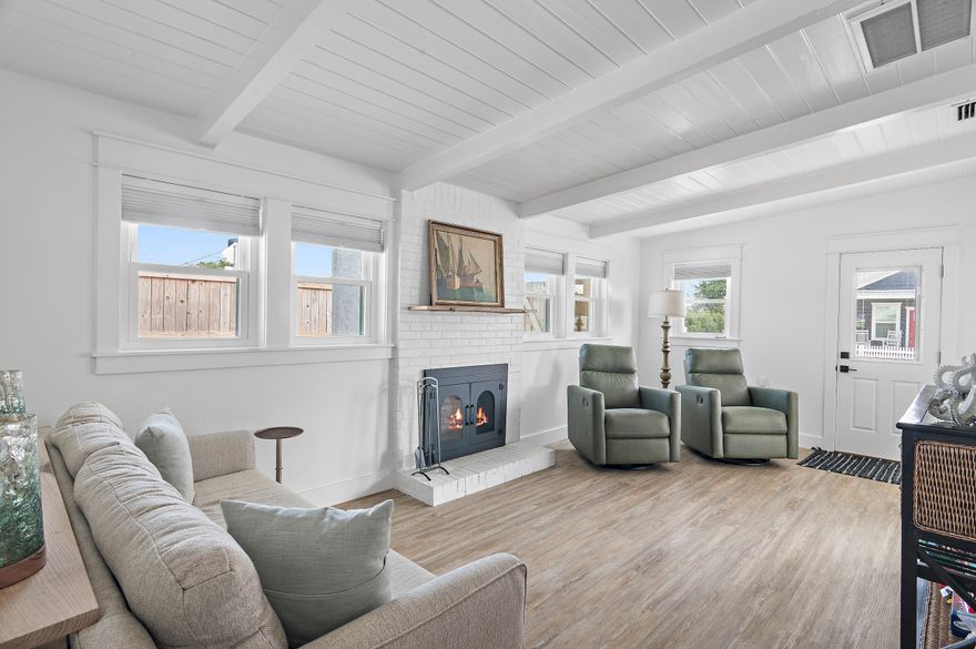 Beautifully remodeled Laguna Beach getaway just two blocks from the Gulf! This spacious and inviting single-level, fully furnished home sits on a fenced double lot and has been completely updated with attention to every detail. Inside, you'll find custom built-in closets, updated lighting, new cabinetry, stainless steel appliances, new flooring, new roof, and new windows throughout. The bright, open layout includes multiple living areas -- a cozy family room with fireplace and blackout shades for movie nights, plus a sunny Florida room perfect for morning coffee or afternoon relaxation. With three bedrooms and two beautifully renovated bathrooms, the home comfortably accommodates family and guests. Two bedrooms feature king beds, and the third offers a full-over-queen bunk. The sunroom includes a daybed for extra sleeping space or a peaceful reading nook.

Step outside to a large fenced patio with grill, perfect for entertaining or unwinding after a day at the beach. Additional highlights include RV hookup, golf cart, ample parking, and a pet-friendly yard.

Ideally located near Thomas' Donuts and Carousel Grocery, this property is just a short walk, bike, or golf cart ride to convenient beach access points and the scenic bike path connecting to Pier Park and 30A. Whether you're seeking a primary residence, second home, or excellent rental investment, 325 Coronado Place offers the perfect blend of comfort, style, and location in one of Laguna Beach's most desirable areas.