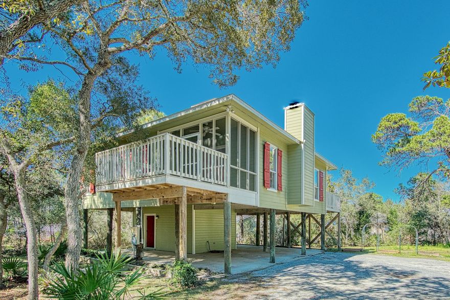 Enjoy this 2 bed, 2 bath home located in Dune Allen area of 30A, less than 1/2 mile to the beach. Public access, parking, restrooms, with seasonal lifeguards are planned to be constructed at end of Hilltop Dr, so this home will be perfect location for rentals. Or, given the large 1/3 acre lot size, make this home your permanent or secondary home. Beach Highlands neighborhood is tucked between two rare coastal dune lakes, which are available to explore. Quite street, without much traffic, so very peaceful location. Live oaks blanket the property. Enjoy freshly squeezed orange juice from your own tree! Tops'l Hill State Park also located less than 1 mile away. Shops, dining, and everything you need fairly close, including neighborhood restaurant. Ample room to expand if needed.