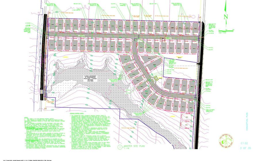 Ready for new Development! 2 paved road accesses and a PUD was just approved for next door so the potential is strong for a  much greater lot count . Most of the groundwork is in hand to be released with an executed confidentiality agreement or with an LOI, a Survey Preliminary plan for a 59 lot single family development that should be revised for more density. County R-1 Zoning.Inhand, topo Survey,Environmental assessment, Draft Plans.